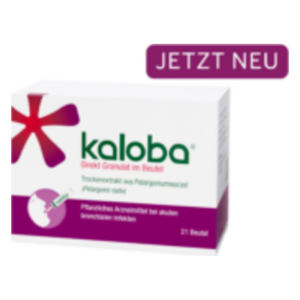 Kaloba Direkt Granulat in einem Beutel, pflanzliches Arzneimittel gegen akute Bronchitis, jetzt neu.
