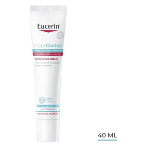 Eucerin Atopi Control Akutpflege Creme in einer 40 ml Tube, speziell für trockene, atrophische Haut.